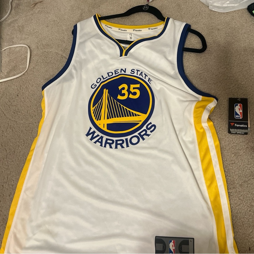 2017 Kevin Durant Golden Lakers Jersey.